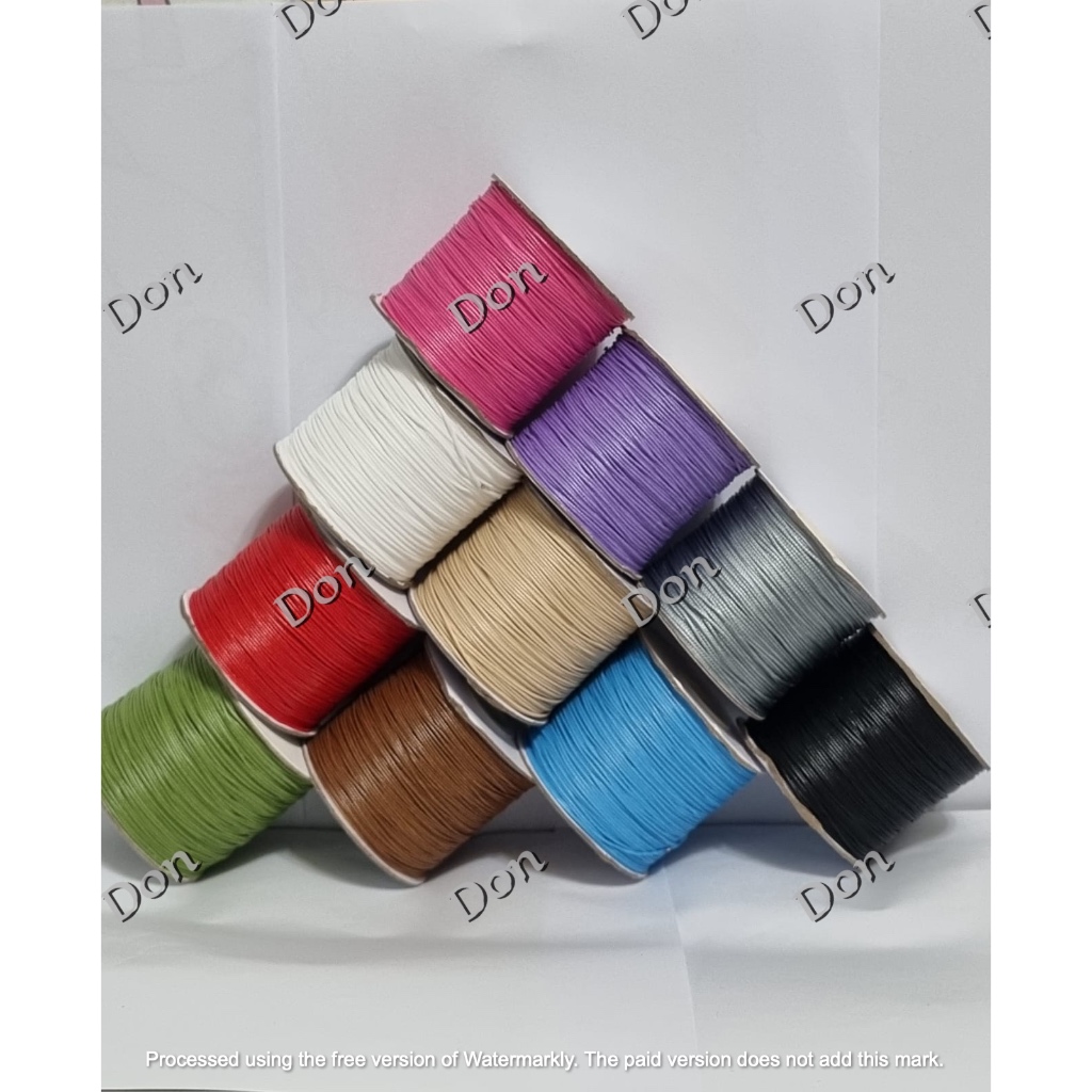 tali kulit korea 0,8 mm / meter ( tali manik2 kalung, gelang diy)