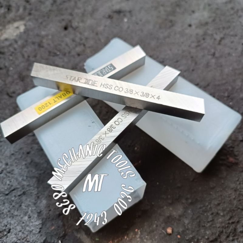 pisau pahat bubut Hss 3/8 x 3/8 x 4" Hss starjoe super cobalt 1200