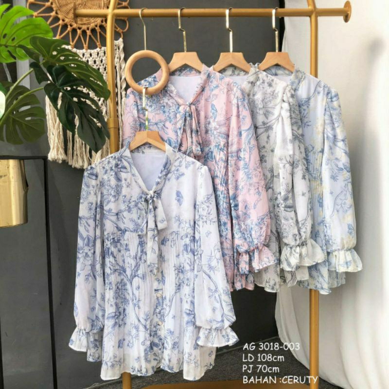 Atasan Wanita / Atasan Ceruty / Atasan Tunik / Outer Hijab / Outfit Kondangan