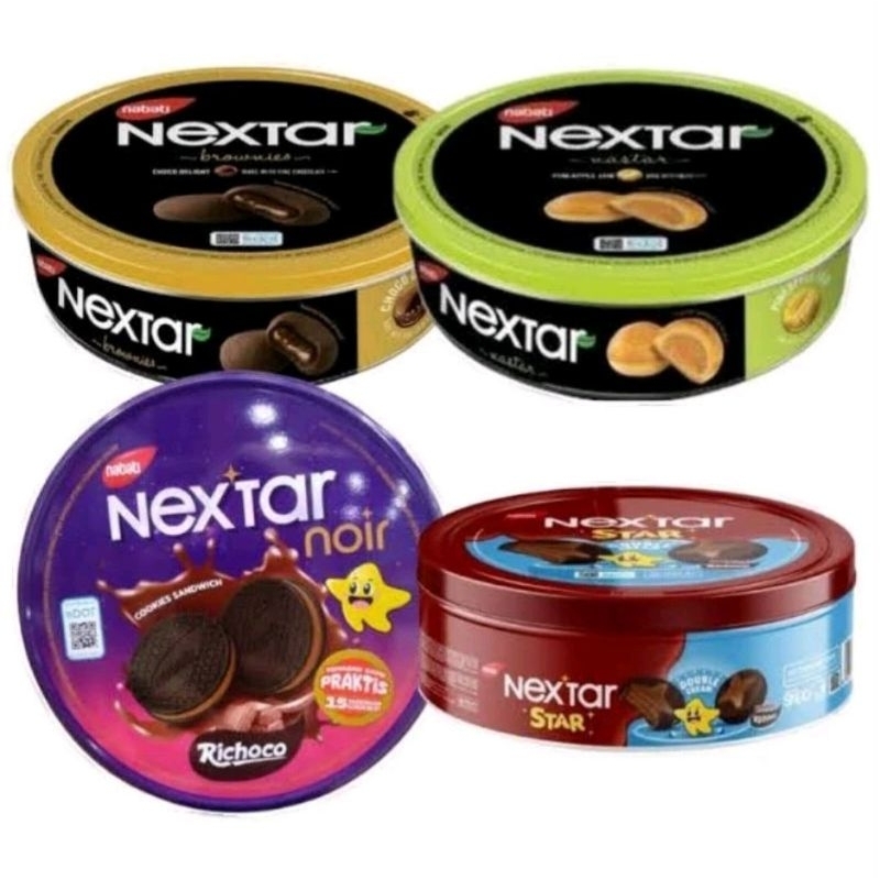 

NEXTAR Cookies 160 gr / 157 gr/ 144 gr nextar nanas nextar brownies nextar coklat kue kaleng kue nastar lebaran 2025