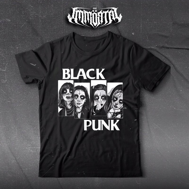 KAOS MUSIK BLACK PUNK SERIES / BLACK PINK / ATASAN KAOS MUSIK / KAOS BAND PUNK / BAJU BAND / BAJU MU