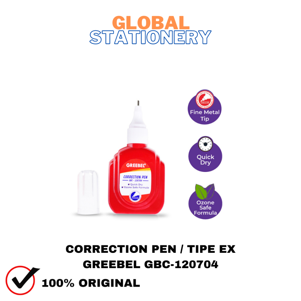 

TIP EX CAIR / CORRECTION PEN GREEBEL GBC-120704