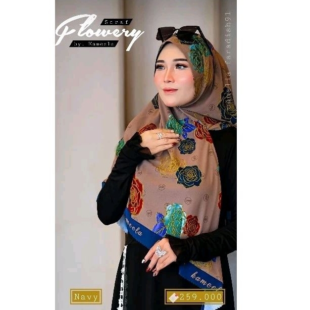 Khimar scarf instan kameela
