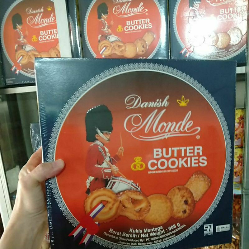 

Monde Butter Cookies 908g, Monde Blue / Monde Biru Kaleng