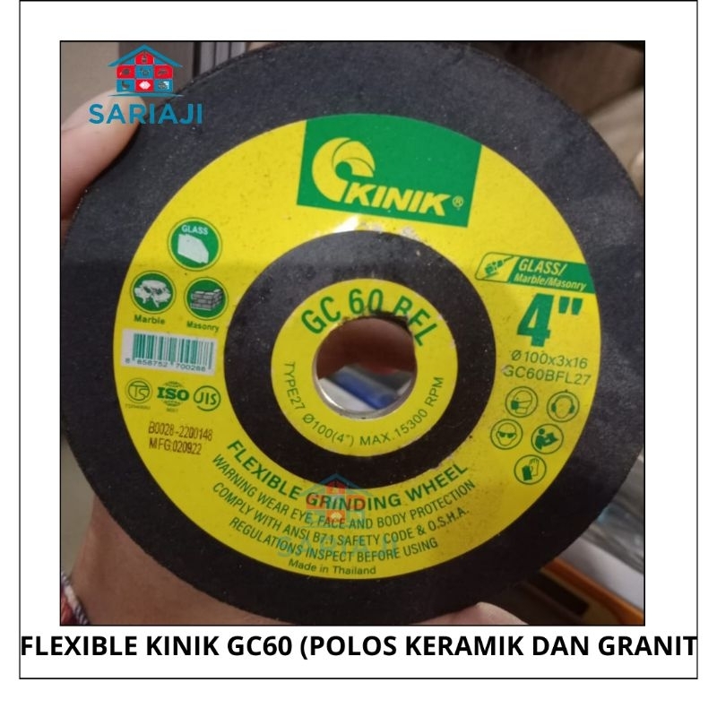 Flexible Kinik GC60 (Poles keramik dan granit)