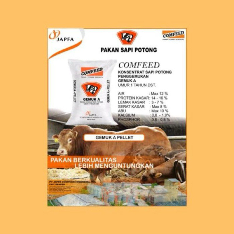 Pakan Kosentrat Sapi/Kg