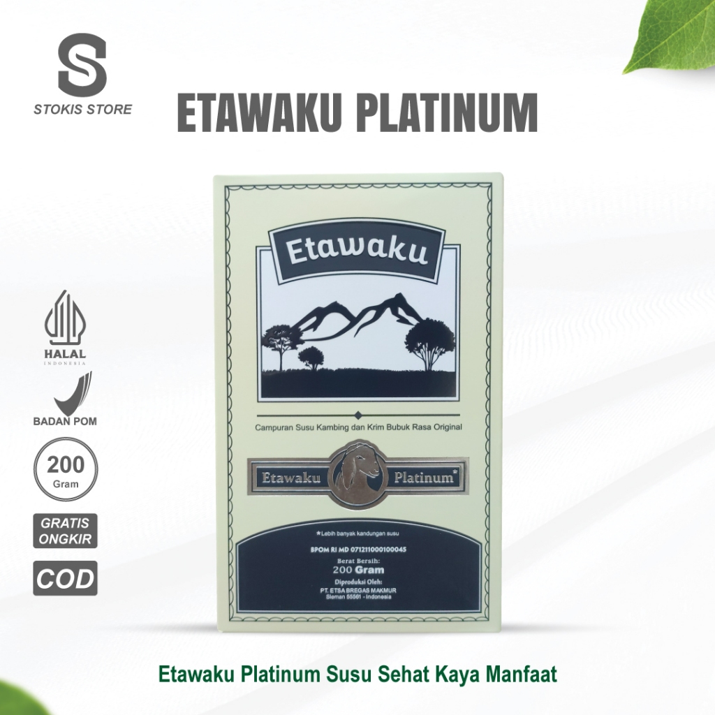 

Susu Kambing Etawa Asli Etawaku Platinum Rendah Gula dan Lemak Dan Tinggi Kalsium 200 gr