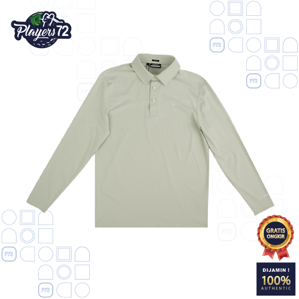 PLAYERS72 J LINDEBERG BIG BRIDGE LS GOLF POLO / Baju Olahraga Pria