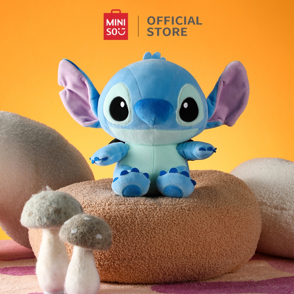 MINISO x Disney Series Boneka Lucu 10-inch Doll Stitch Mickey Authentic Children's Day Gift Cute Dec