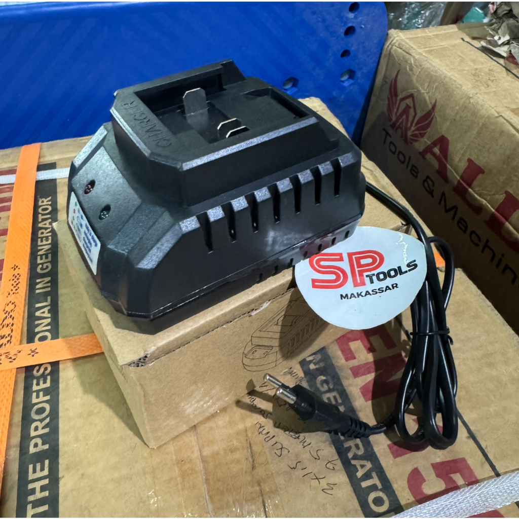 ALAT CHARGE CHARGER CAS COLOKAN BATERAI BOR / IMPACT WRENCH 20V 2A MODERN DC20