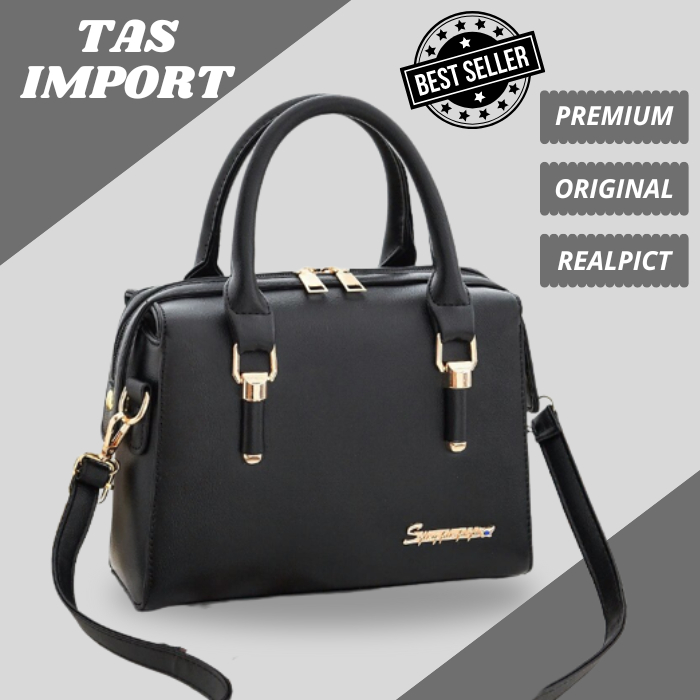 GF3063 Tas Selempang Bahu handbag Wanita Import Premium Elegan Branded Kekinian Stylish Fashion Kerj
