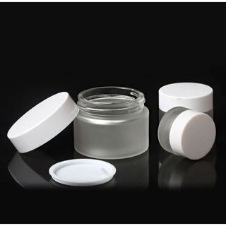 Pot Cream 50gr Frosted Import / Glass Jar Kaca 50 Gram Frosted Wadah Kirim Kosmetik