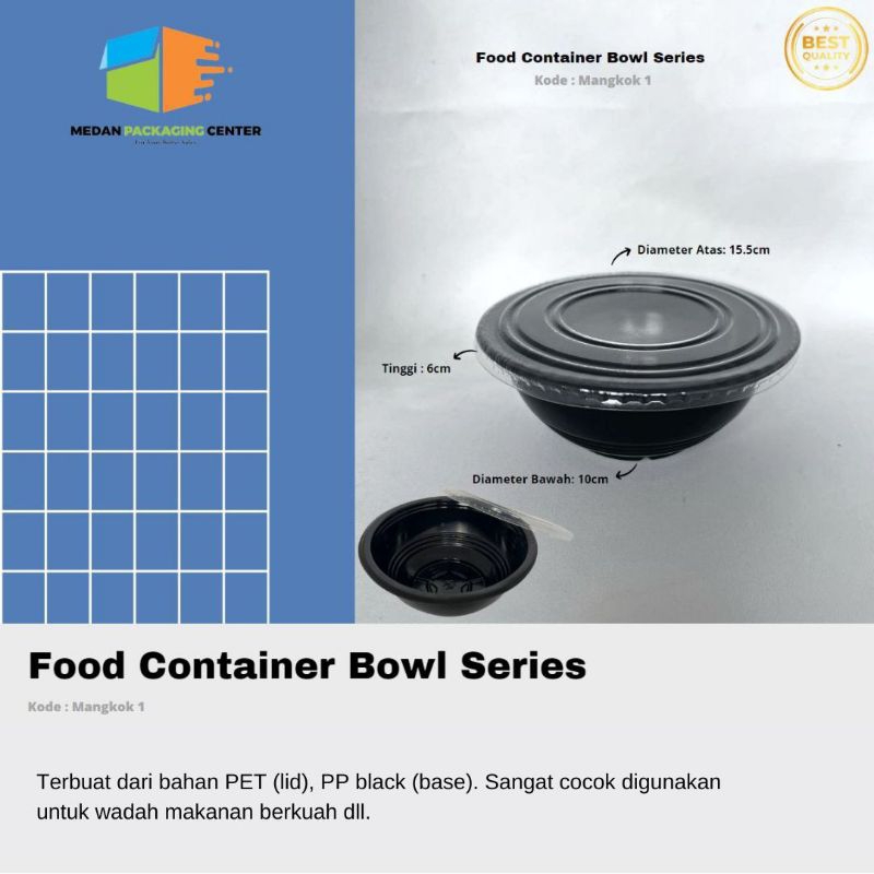 Mangkok Plastik / Mangkok bakso / Bowl 10pcs