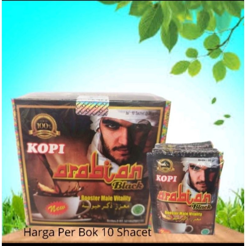 

KOPI ARABIAN BLACK ORIGINAL ( 1 BOX 10 SHACET)