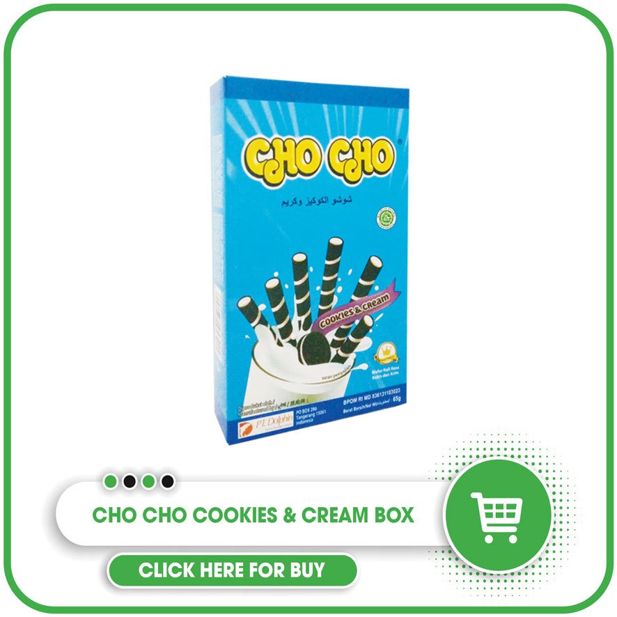 

chocho wafer roll cookies cream - chocho wafer cookies cream dus