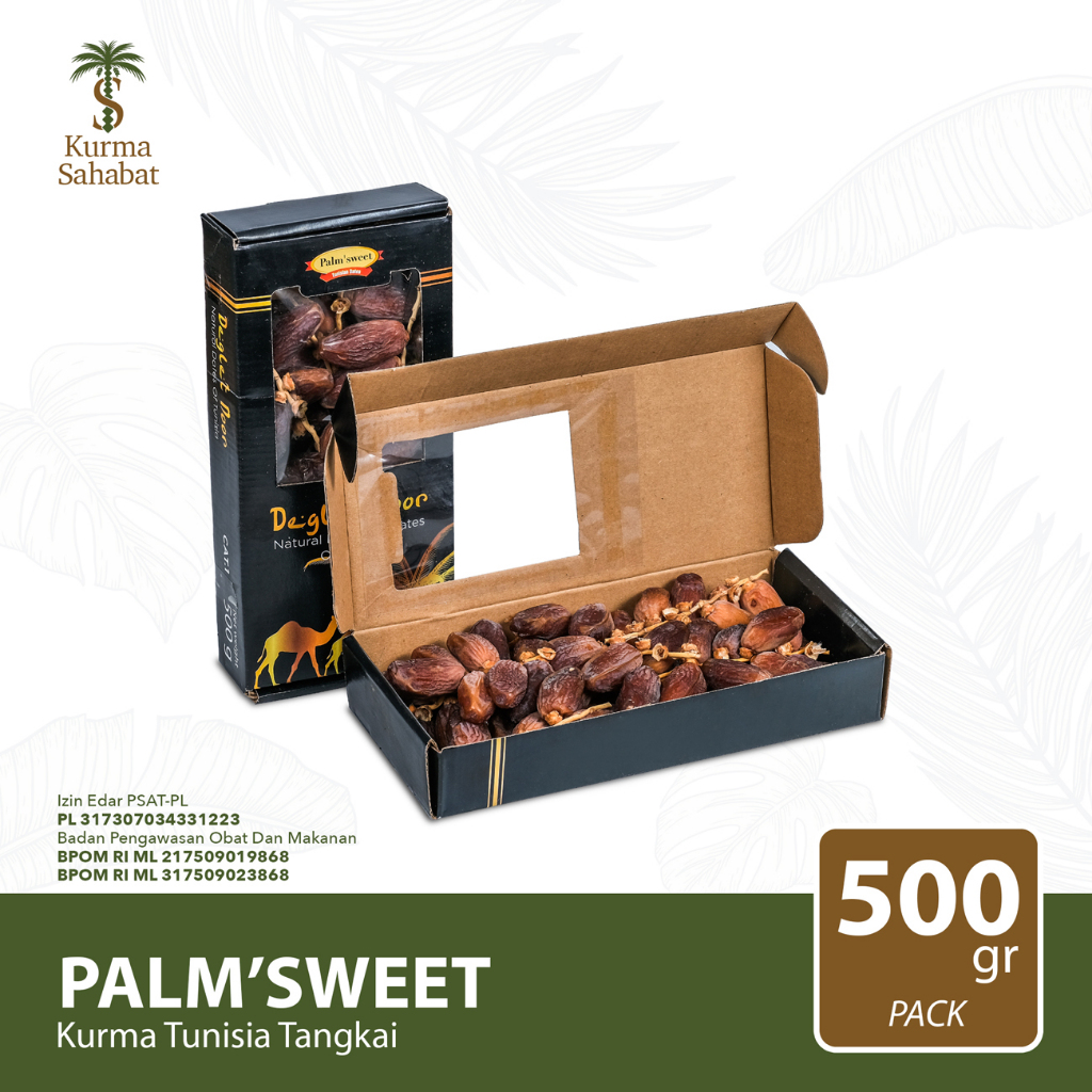 

Kurma Palm Sweet 500Gr Tangkai Tunisia