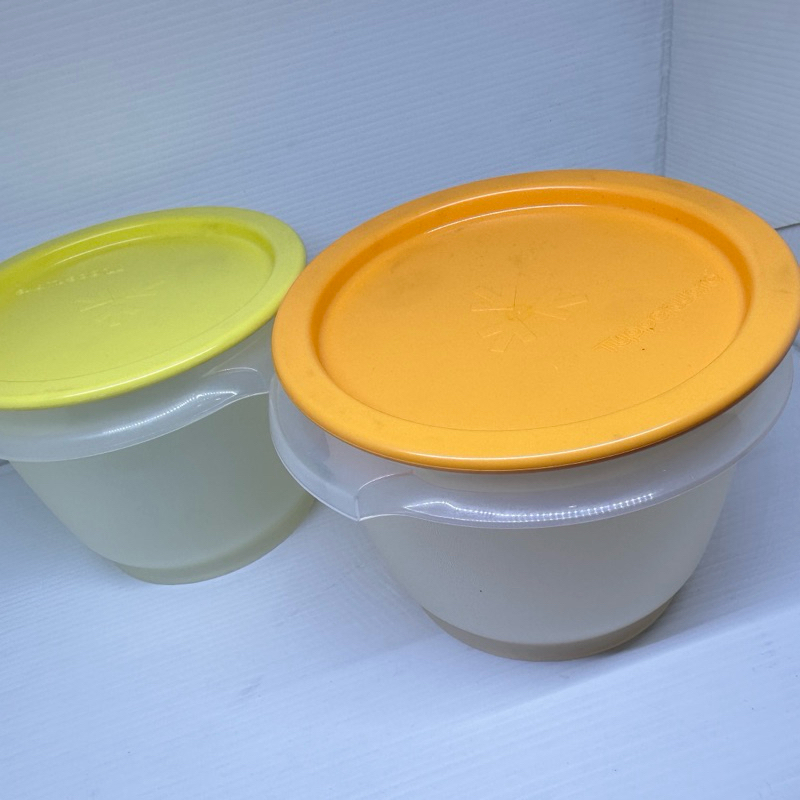 One Touch Bowl 700mL 20oz Langka Jadul Orange Kuning Mangkuk Toples Container Tempat Penyimpanan