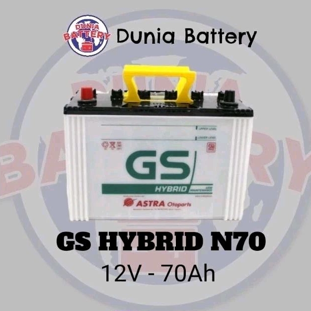 Aki Basah GS HYB N70 Original