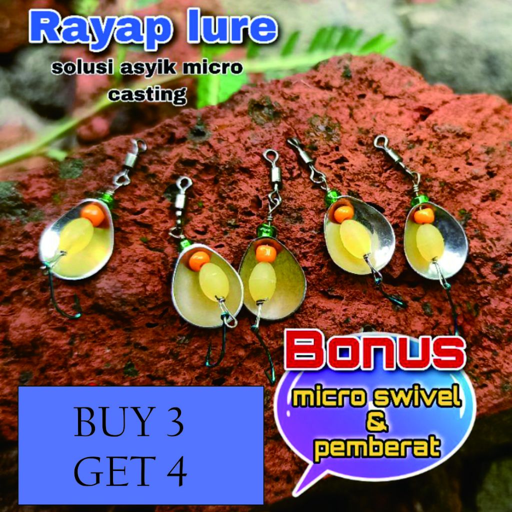 Rayap Umpan Casting Wader Lure Micro Umpan Wader Nila Red Devil Kail Kieryu