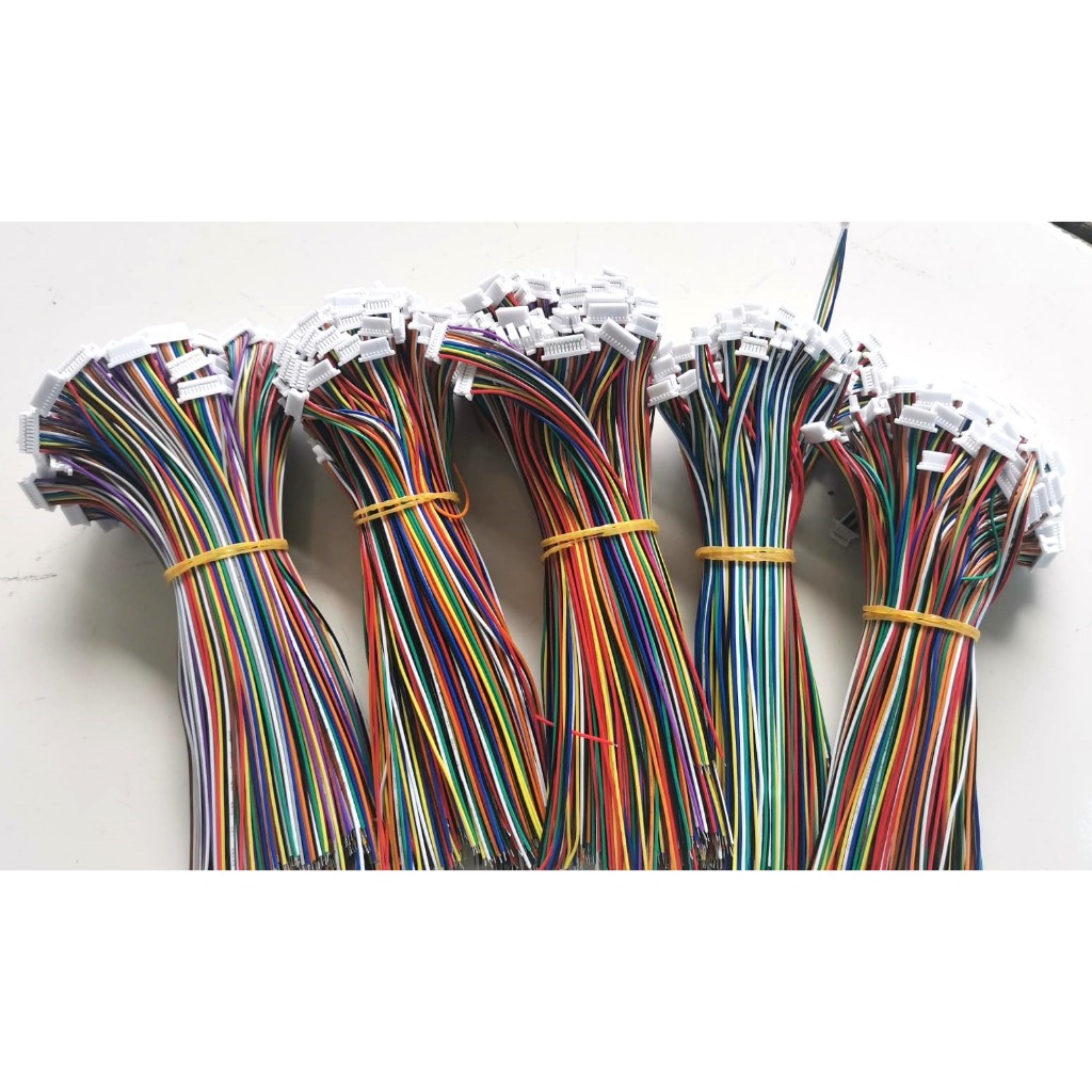 15cm Kabel Konektor Connector JST SH1.0 SH 1.0 1mm 6Pin 7Pin 8Pin 10p