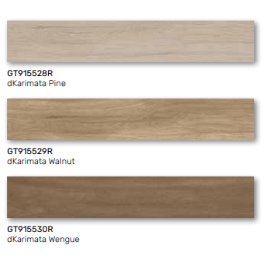 ROMAN GRANIT GRADEA UNTUK LANTAI DAN DINDING WOODMOOD 120x20 dKARIMATA