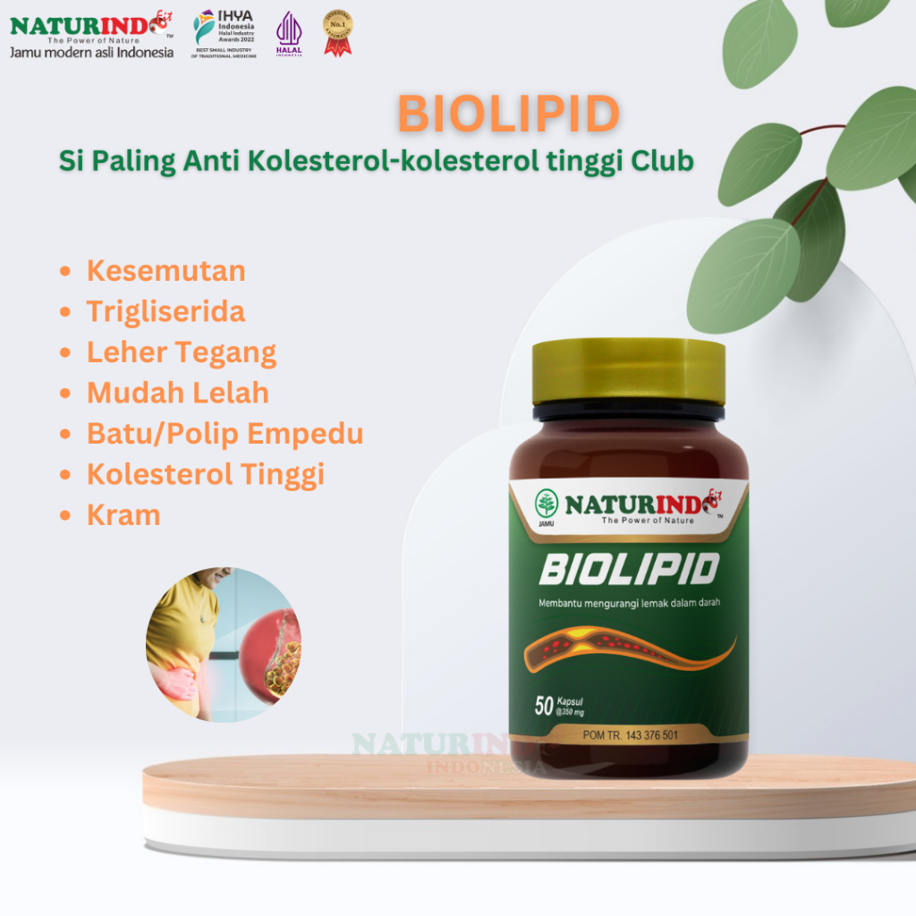 

Biolipid (Herbal untuk menurunkan Kolestrol Tinggi)