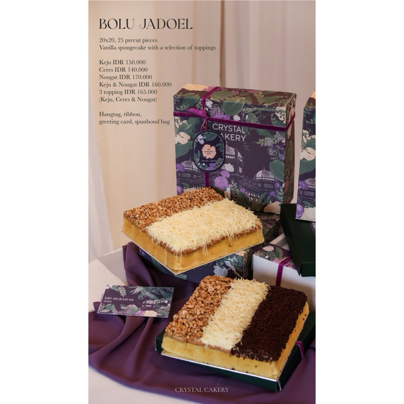 

Hampers Idul Fitri Bolu Jadoel Nougat