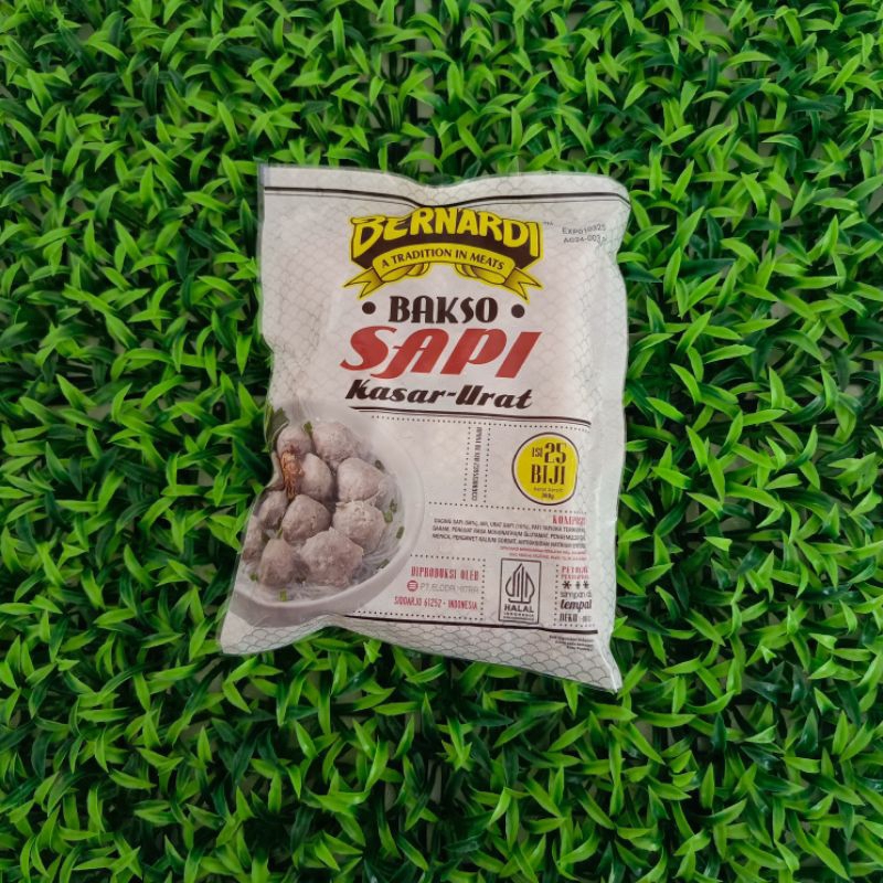 

Bernardi Bakso Sapi Kasar Urat isi 25pcs - Berat 360gr