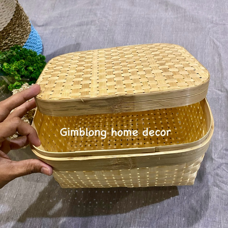 BOX BAMBU KOTAK CANTIK ELEGANT | KOTAK HAMPERS BAMBU