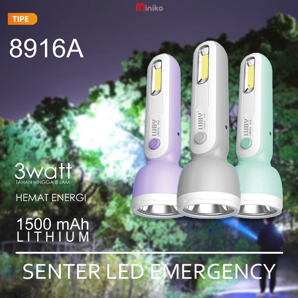 Sale Senter Emergency LED Isi Ulang  Emergency Lamp LED  Senter Emergency LED