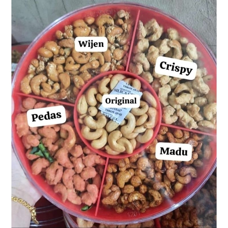 

kacang Mede tray 5 rasa