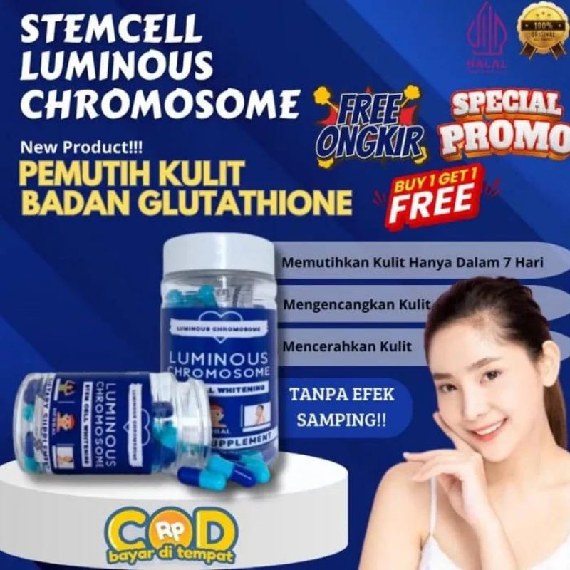 STEM CELL | PEMUTIH KULIT | KAPSUL PEMUTIH KULIT | LUMINOUS CHROMOSOME
