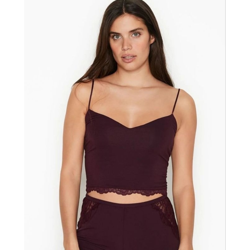Victoria's Secret Lace Cami (Atasan Saja) - Kamisol - Tanktop - Singlet - Baju tidur - Kaos - Crop T