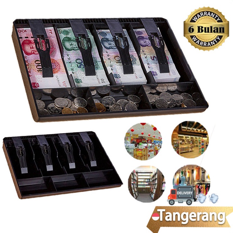 STOK TERBATAS 45 Laci Kasir  Laci Kasir  Kisi Laci  Money Cash Tray  Kotak Kasir