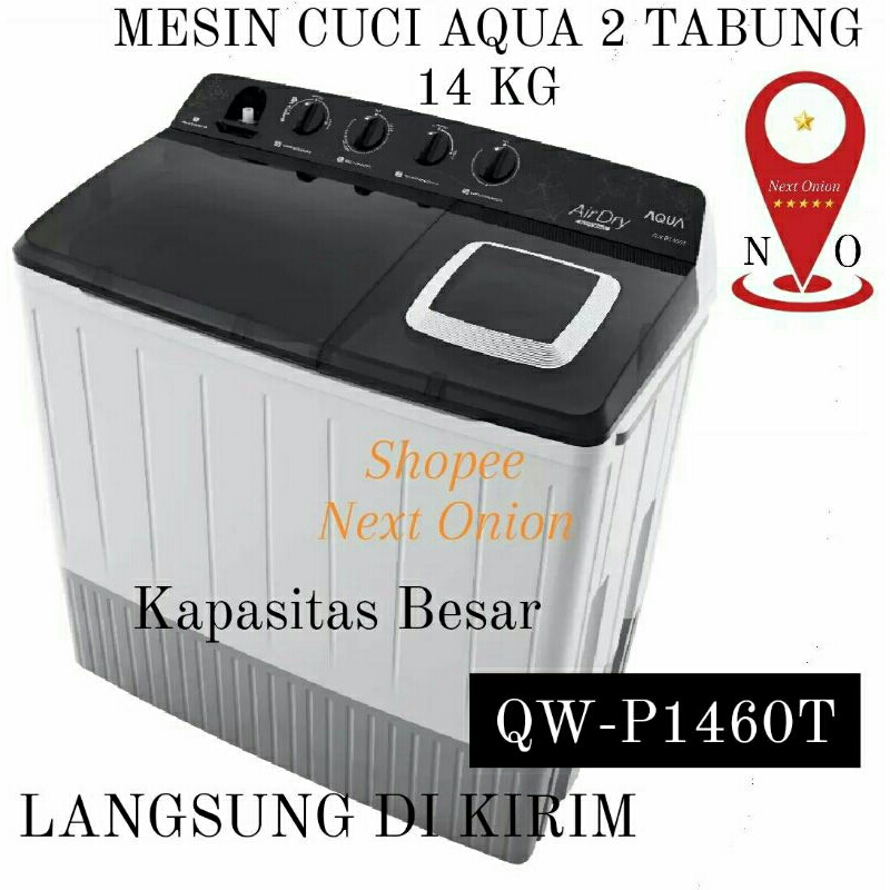 MESIN CUCI AQUA 2 TABUNG 14 KG
