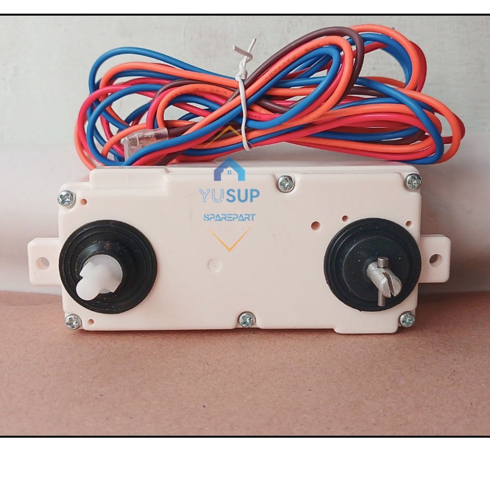 TREND TERBARU Timer mesin cuci 2 tabung LG original Double 2 knop 4 kabel dan 3 kabel