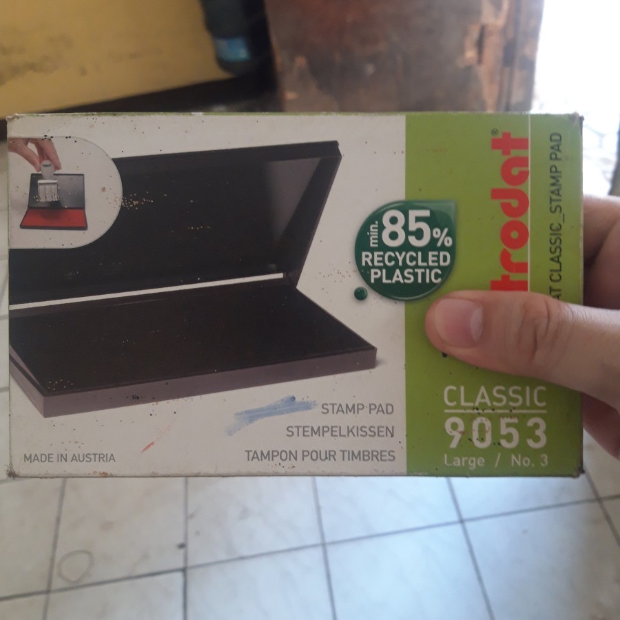 

Trodat 9053 Stamp Pad Bak Tinta Tanpa Warna (Original)
