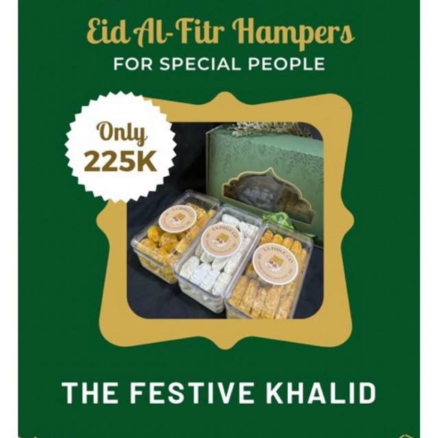 

(HAMPERS LEBARAN) THE FESTIVE KHALID ISI 3 TOPLES PREMIUM