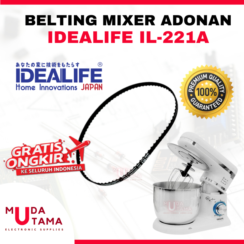 KARET MIXER IDEALIFE IL 221A IL221A - BELTING MIXER IDEALIFE IL-221A IL221A - VANBELT MIXER IDEALIFE