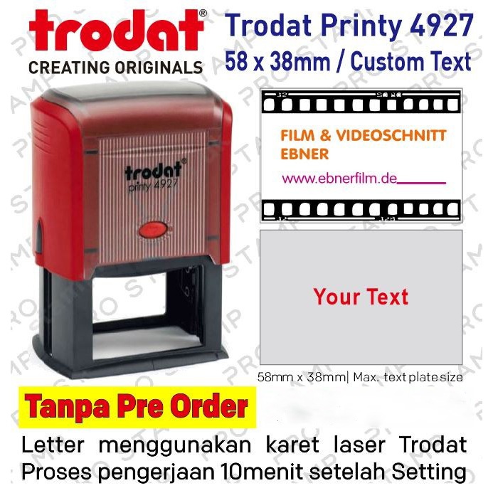 

Stempel Trodat 4927 + LETTER