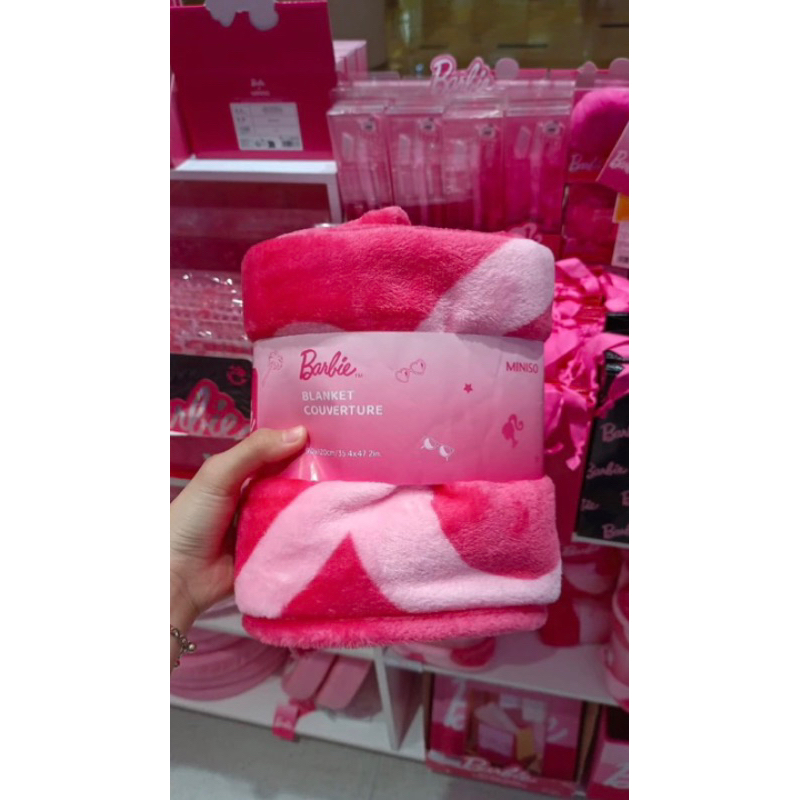 MINISO X BARBIE Soft Blanket || Selimut Halus Barbie