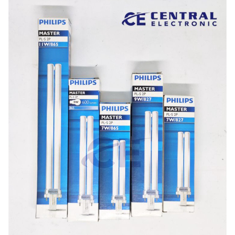 MURAH BANGET Philips pls pls 7W 9W 11W Putih Kuning Fitting G23  Tusuk 2 Pin Philips