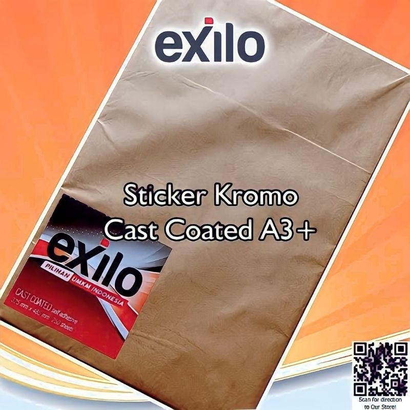 

EXILO Sticker Chromo A3+ " Minimal Pembelian 100 Lembar