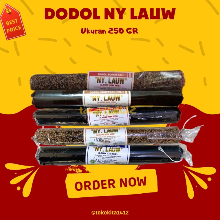 

MPH435 Terlaris DODOL Ny Lauw Betawi Asli Original Khas Tangerang Satuan 25 gr