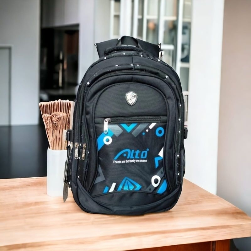 ALTO BAG-Tas Ransel Anak Alto Original Import Tas Anak Laki Laki Sekolaj Sd Smp Sma Smk Slot laptop 