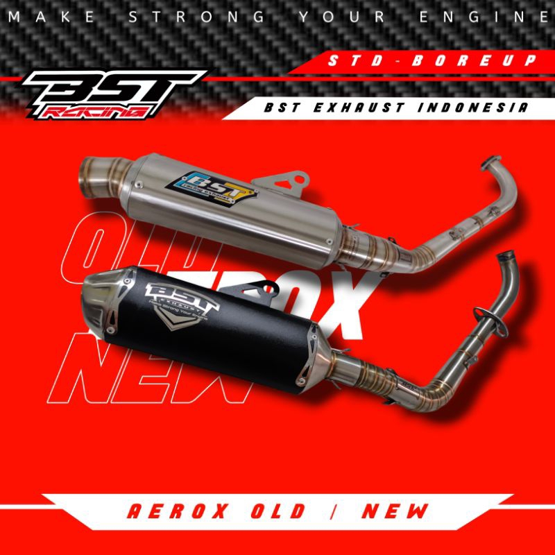 Knalpot AEROX OLD NEW BST Racing