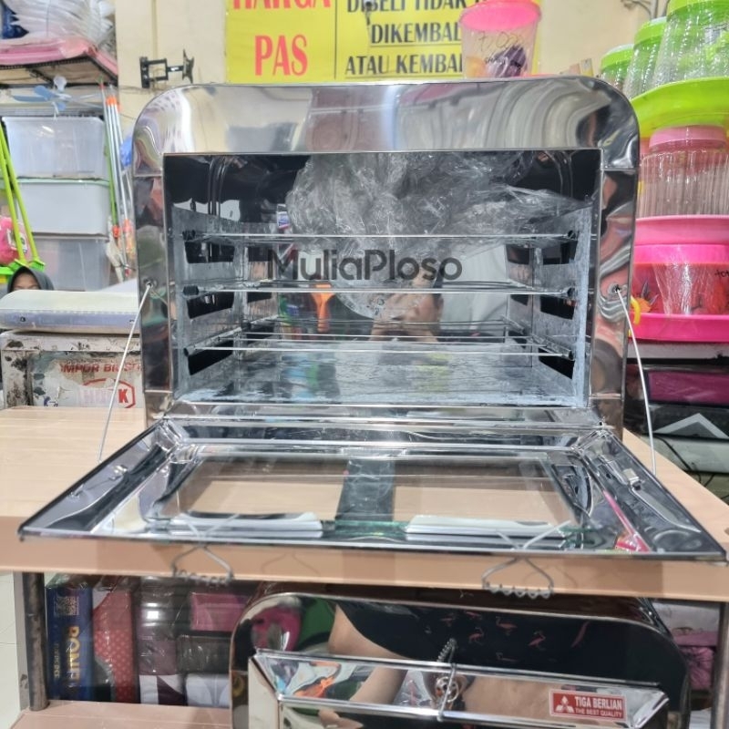 oven tangkring kompor merk 3 berlian stainless Besar (INSTAN)
