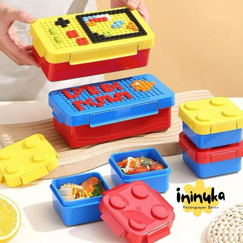 Bento Lunch Box Lego Kotak Bekal Kotak Makan Anak Lego