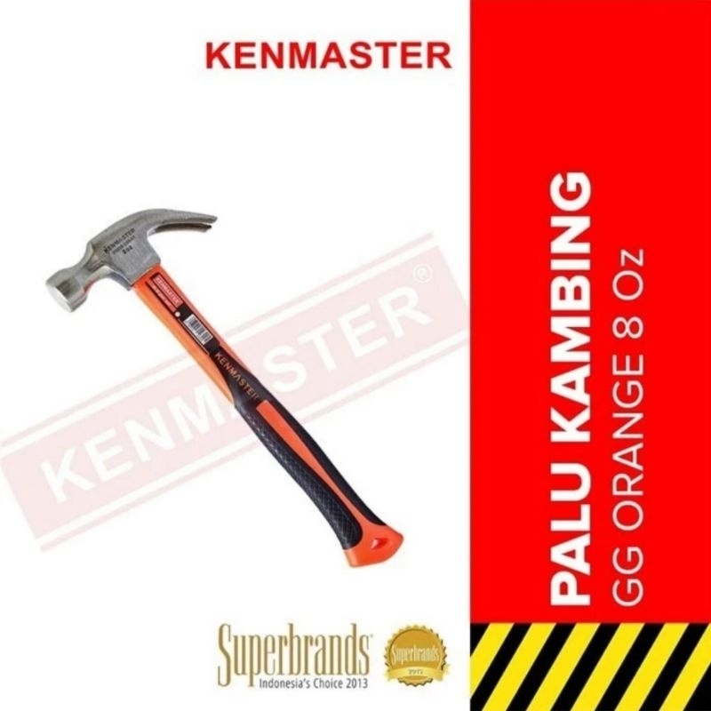 palu kambing 8 oz / palu kambing gagang fiber kenmaster
