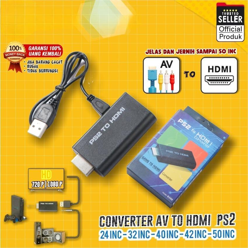 PS2 To HDMI Adaptor Converter HDMI PS2 Resolusi HD 720 1080P